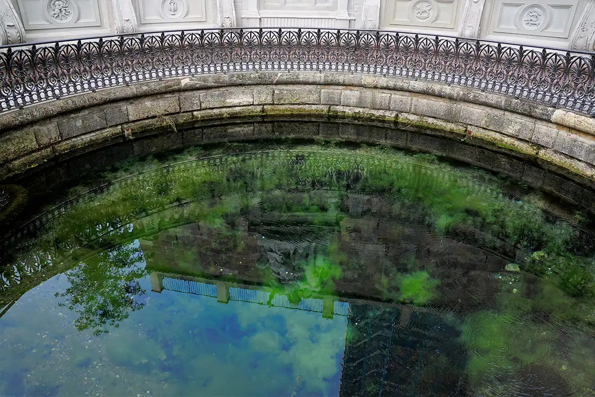 Donauquelle im Schlosspark Donaueschingen